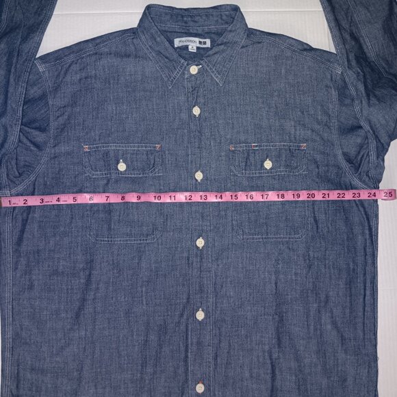 JW ANDERSON CHAMBRAY BUTTON DOWN  SHIRT - Picture 5 of 14